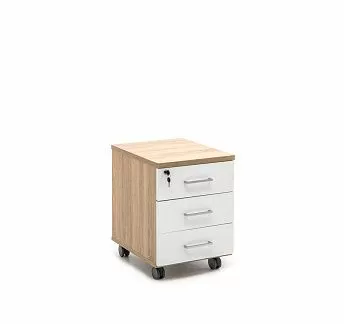 ТУР/TOUR тумба подкатная стандарт ДУБ КАЛИФ/БЕЛЫЙ