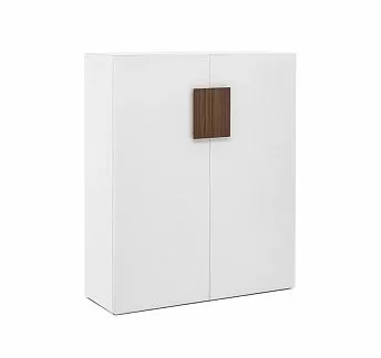 КИО/KYO Гардероб 120х150 БЕЛЫЙ+ОРЕХ